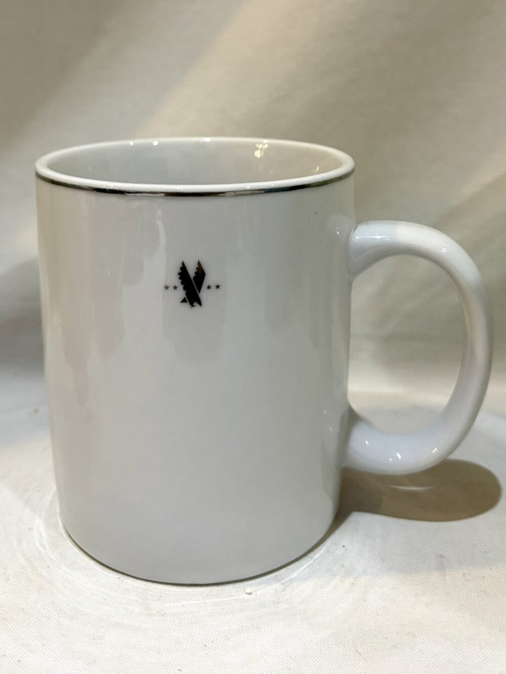 American Airlines Fine Porcelain Coffee Mug Teacup by AMKO